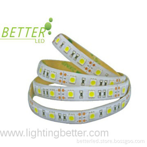 White color 5050 strip light pu waterproof high power with 10mmPCB